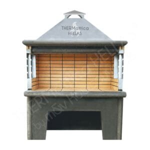 Παραδοσιακή χτιστή Ψησταριά – Οικονομική – Ίσια καμινάδα