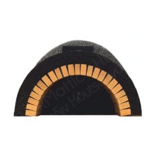 Παραδοσιακός Θόλος Ξυλόφουρνου Μεγάλος με ίσιο πυρότουβλο