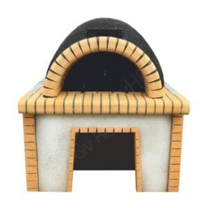 Παραδοσιακός Ξυλόφουρνος Μεγάλος, με θόλο και βάση με πυρότουβλο πιστόλι