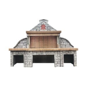 Σύνθεση Ψησταριάς Πάγκος και Νεροχύτης